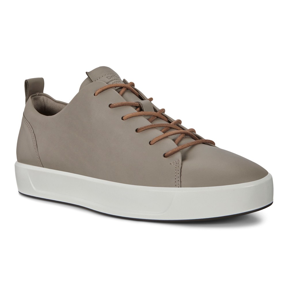 Mens Sneakers - ECCO Soft 8 - Grey - 6274YFZJP